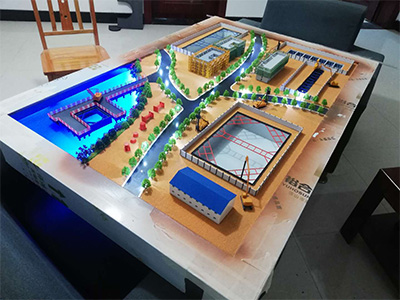 施工现场演示工业模型